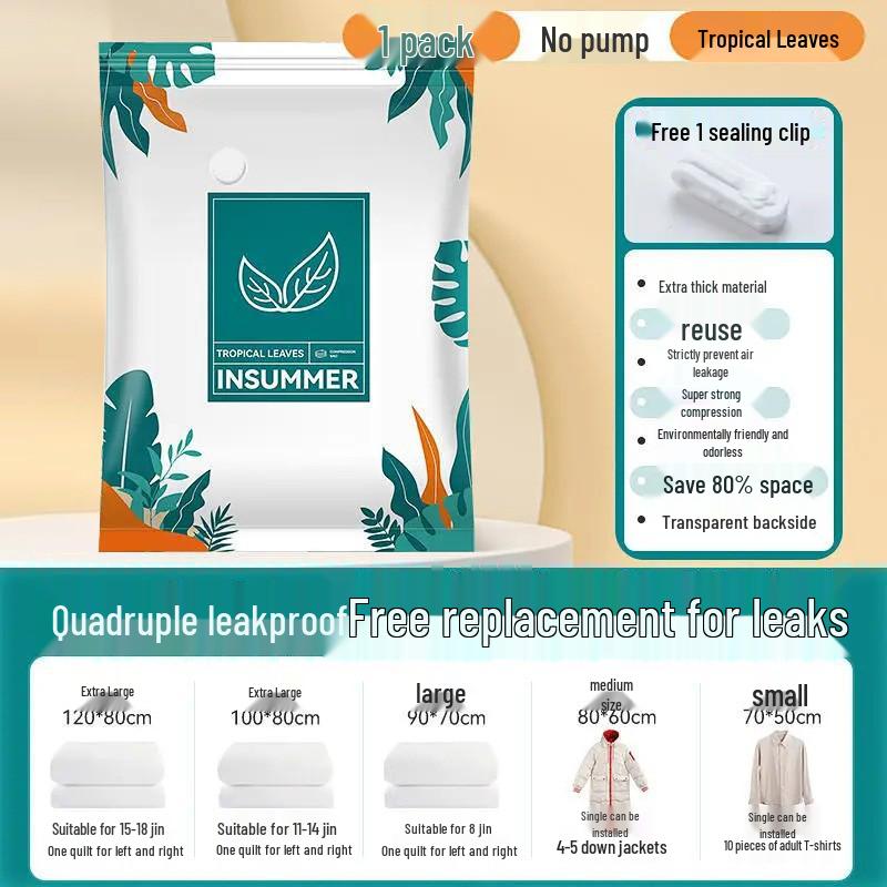 Thickened Vacuum Storage Bag for Clothing & Quilts