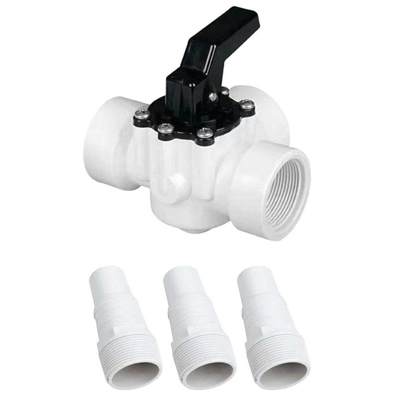 

Fresh For 32Mm And 38Mm Hoses Compatible Three Way Valve Pool Pump Connection Hose Fitting 4715 For Zodiac