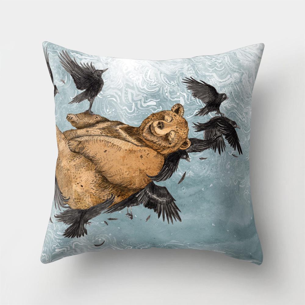 Sofa Pillowcase Car Cushion Creative Home Office Pillow Polyester