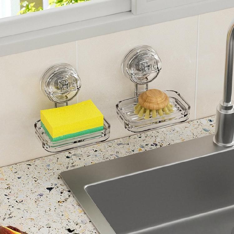Practical Soap Storage Solution Wall Mounted Soap Dish with Drainage Holes for Clean and Accessible Bathroom Environment