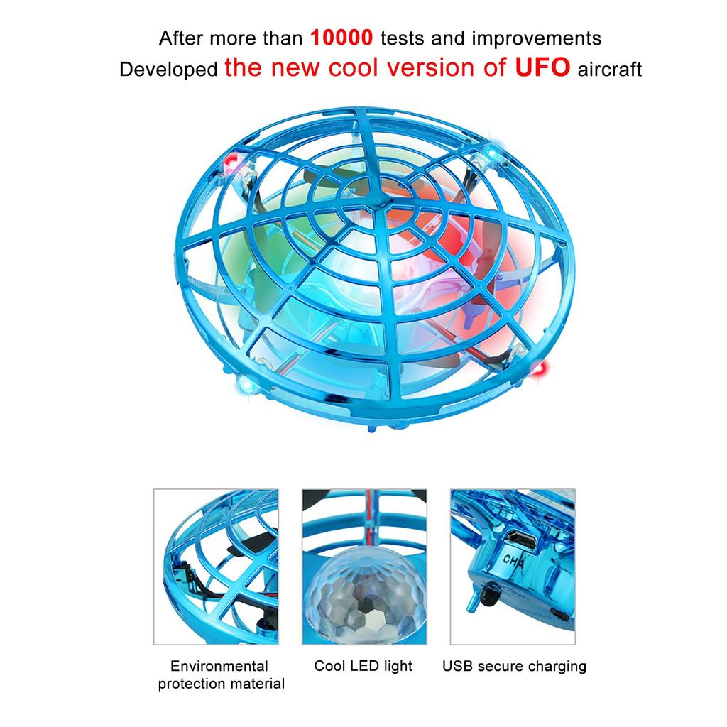  Anticollision  Induction Levitation Aircraft Hand Operated UFO Drones