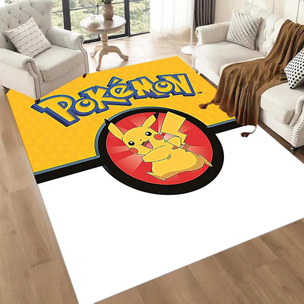 Pikachu Minimalist Artwork Square rugs are a great choice for living rooms, bedrooms, home décor, and as gifts.
