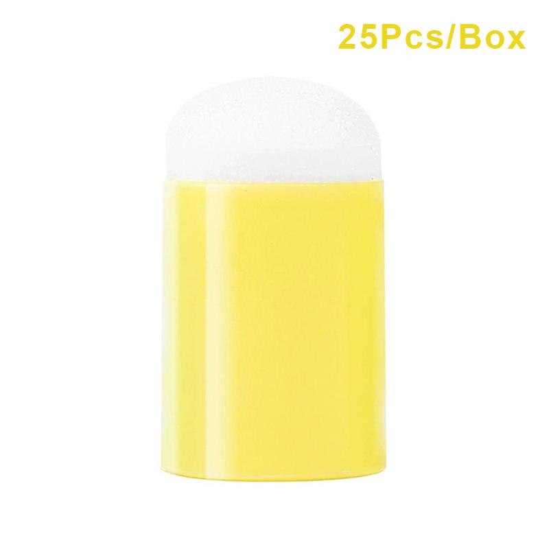 Finger Daubers Sponge Face Paint Foam 25 Pieces Craft Set Body Painting Drawing Sponge Dauber Chalk