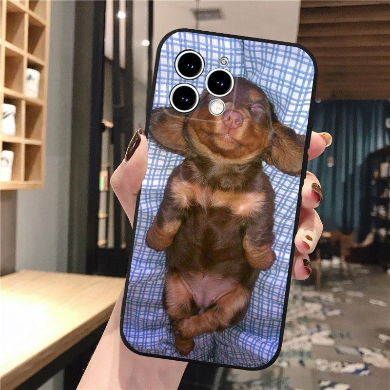 Phone Case Carcasa Funda For iPhone 17 Pro Max 17 Air 16 15 14 13 Pro Max 15 16 Pro 15Plus Dachshund Dog