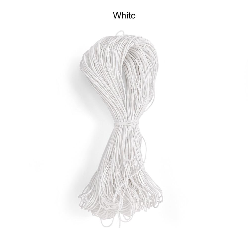 65m/Lot 1mm X 65m Polyester Braided Rope Bracelets Necklaces Beaded Cord Wax Wire for DIY Jewelry Making Findings Supplies Accessories