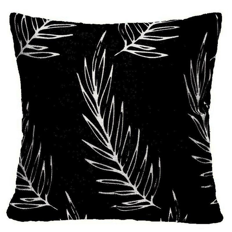 Cover Geometric Cushion Home Sofa Decor Black  White Linen Throw Pillow Case