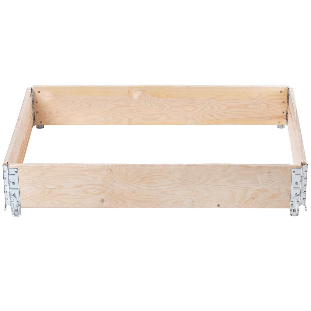 KADAX Paletový nástavec Dřevěný Kontejner na paletu Záhon Bylinková zahrádka