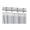 Drapery Curtain Metal Hanging Rings With Plastic Hooks For Curtains Rods And