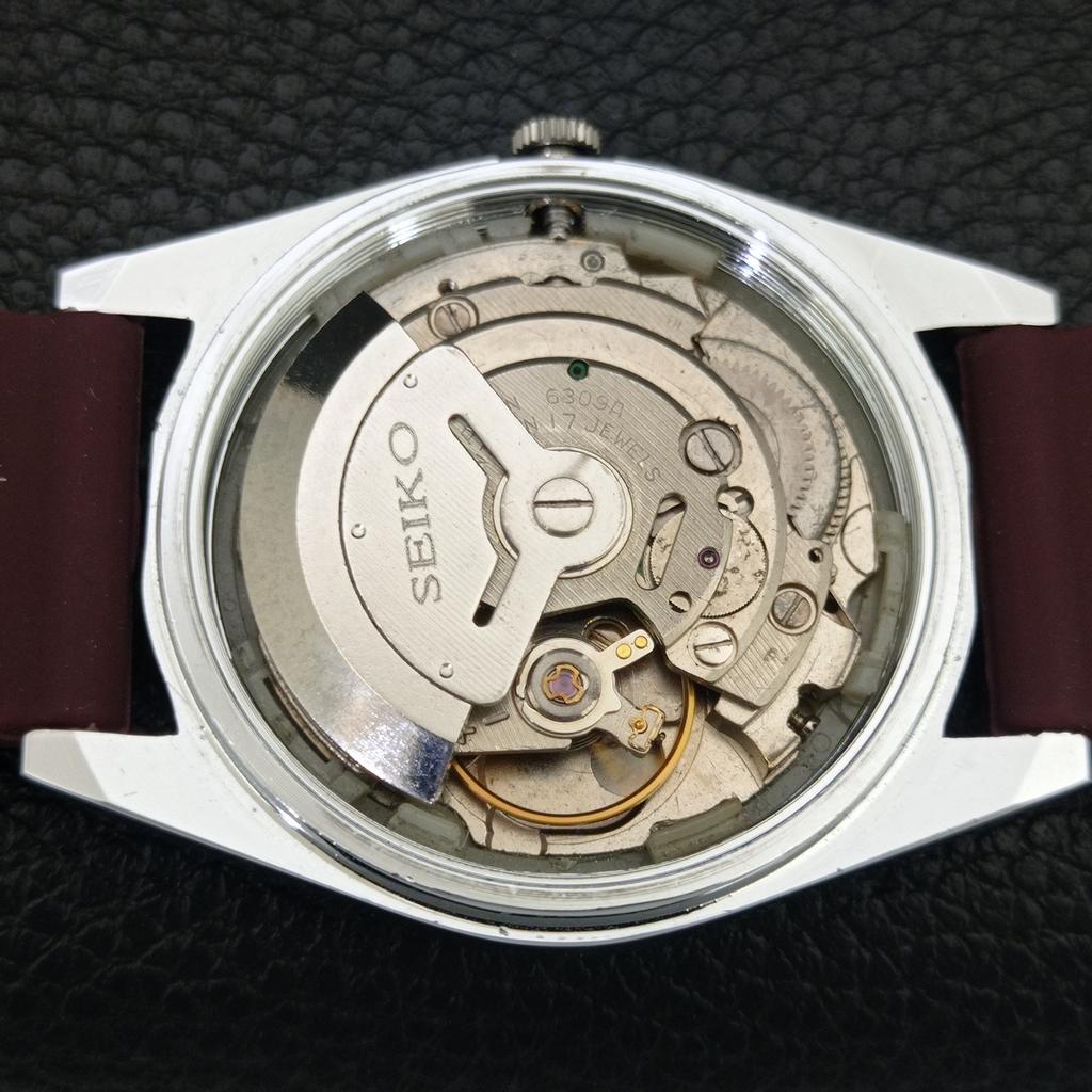 REFURBISHED SEIKO AUTOMATIC 6309A JAPAN MENS VINTAGE BROWN DIAL WATCH a443170-1