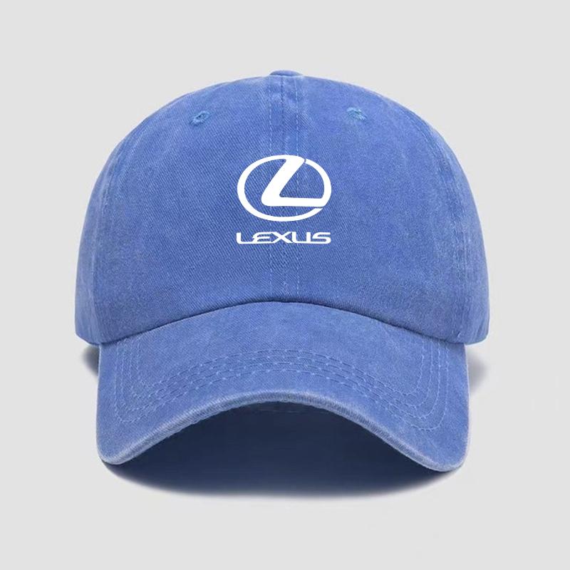 Car Logo Baseball Cap Washed Denim Vintage Hip Hop Caps For Lexus GS IS LS500h ES260 ES300h RX350h NX260 UX260 LM LC RZ450e TX