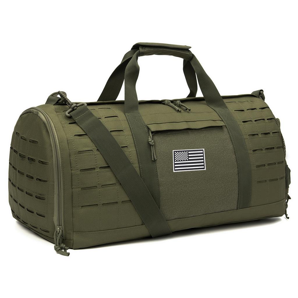 QT&QY 40L Sport Gym Bag Tactical Travel Duffel Bag For Men Survival Fitness Duffel Bag Training Bag Basketball Weekender Bag