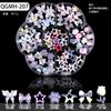 Nail Art Accessories Resin Simulation Biscuits Ice Cream Cute Cartoon Three-Dimensional Accessories Nail Mixed Bow