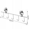 KADAX Bathroom Suction Cup Hanger for Towels Steel