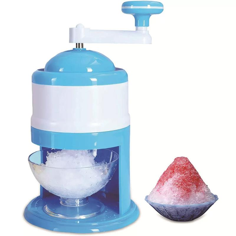 Portable Hand Crank Snow Cone Machine Manual Shaved Ice Maker Perfect For Summer Parties And Slushy Making Kitchen Tools
