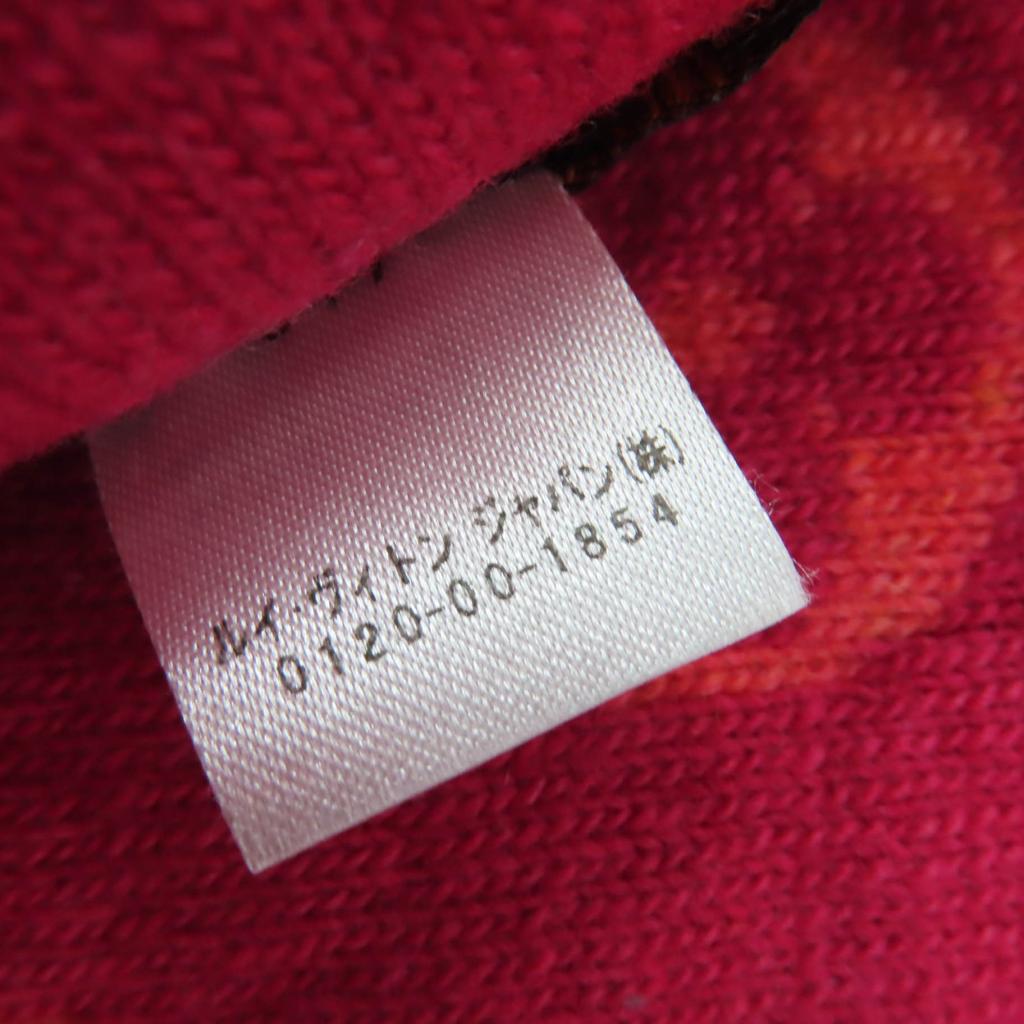 Great LOUIS VUITTON Scarf Echarpe Pop Monogram knit multicolor wool Women M70876 Used