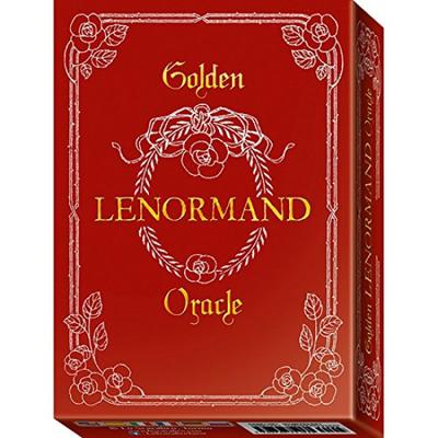 Lenormand Orakel Fortune Vergoldetes Lenormand Orakel mit Japanischer Anleitung I.I.J Karten, Weissagung, [Goldene Karten] [Authentisch]
