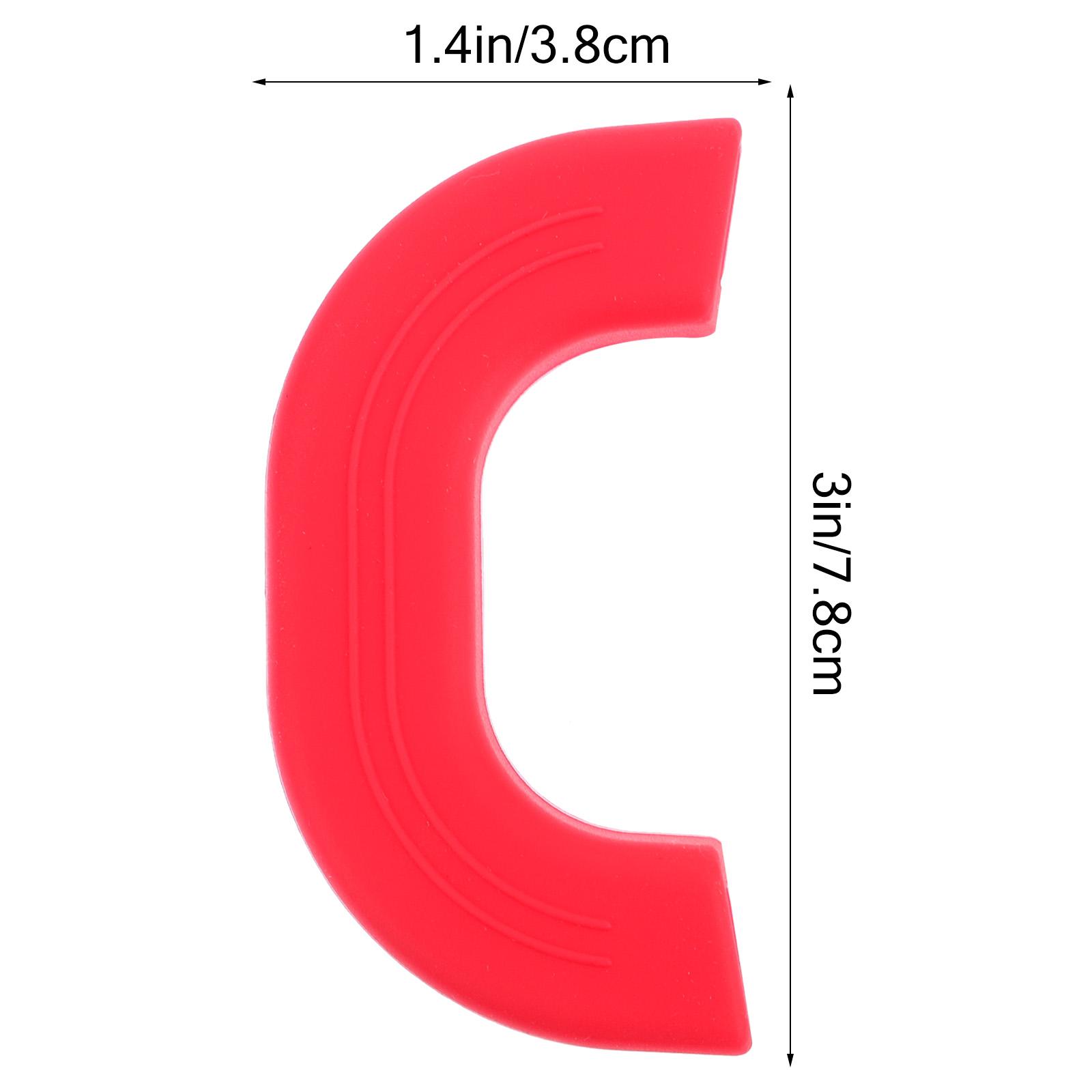 

4 шт. силиконовые антиожоговые нескользящие зажимы для кастрюли Wok рукава термостойкие перчатки для духовки кухонные гаджеты