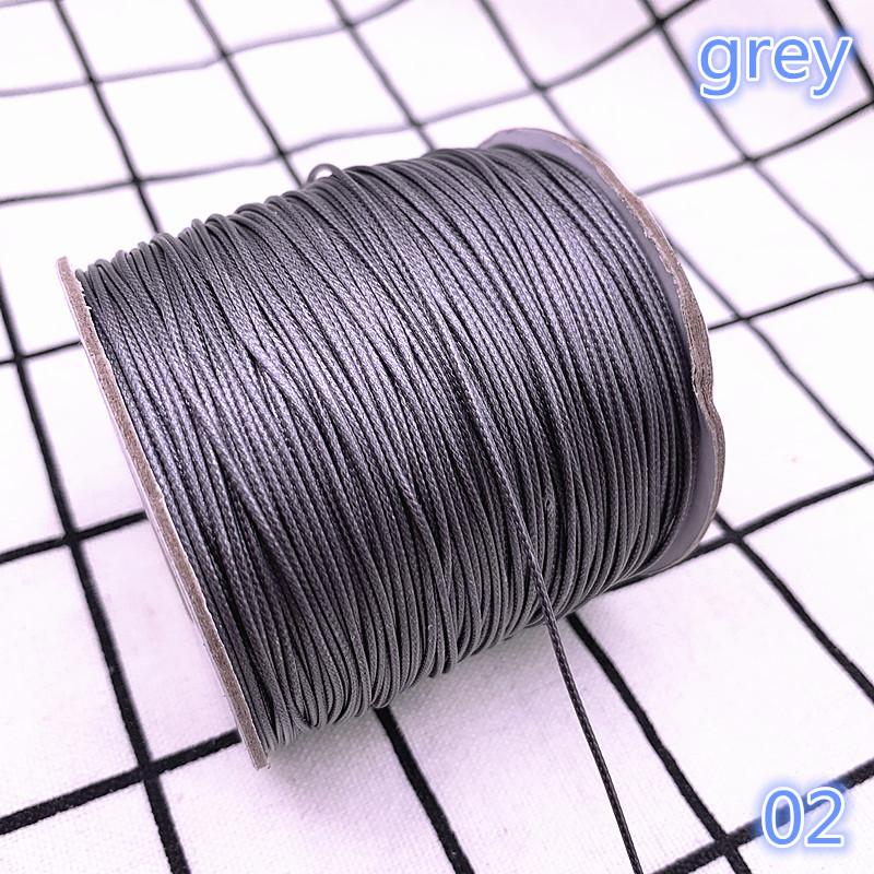 0.5 0.8 1.0 1.5 2.0mm Waxed  Cord Waxed Thread Cord String Strap Necklace Rope Bead DIY Jewelry Making for Bracelet