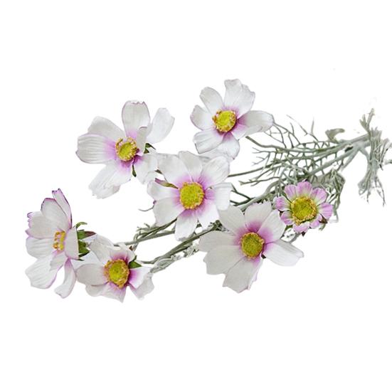 1 Branch Faux Silk Flower Flexible Realistic 8 Heads Outdoor Indoor Beautiful Fake Flower Party Decor