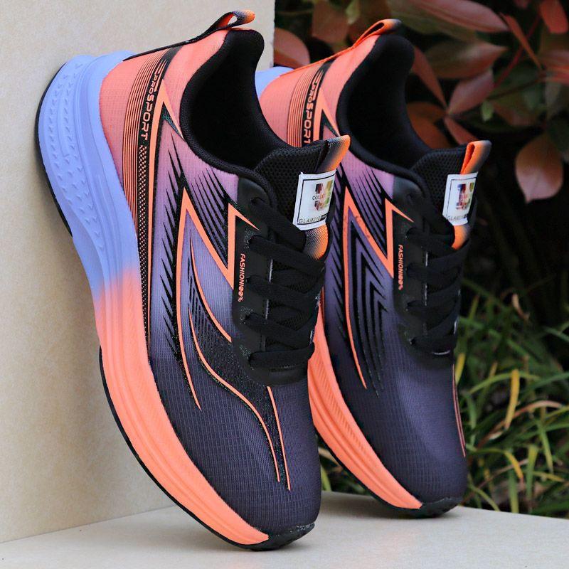 Sneakers 22 new summer breathable shock absorption lightweight casual shoes student soft-soled running shoes 38