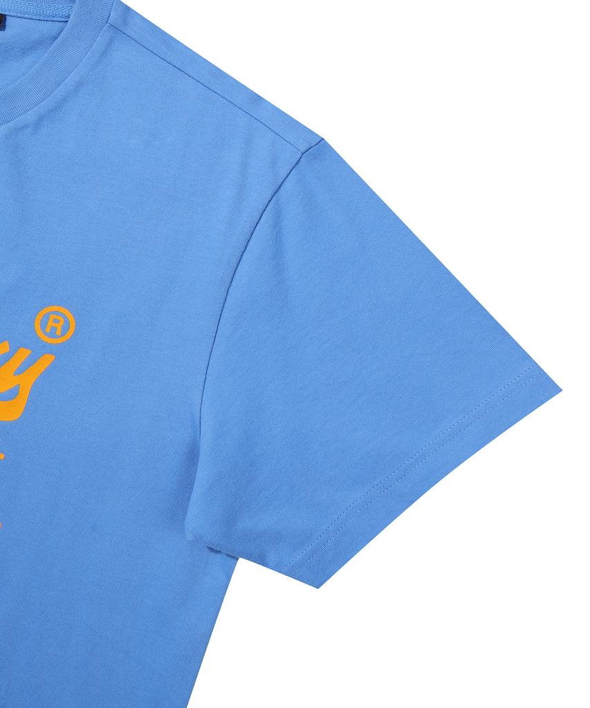 Syupeodeulai Vintage Logo T-Shirt Blue