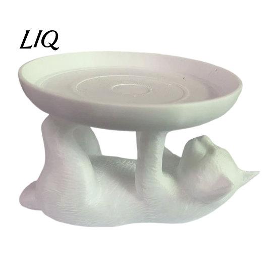 Compact Space Saver Rack Jewelry Storage Rack, Cat Shape, Anti-Falling Ring Holder, Durable Clean And Tidy Resin Anti-Slip Space-Saving Organizer, for