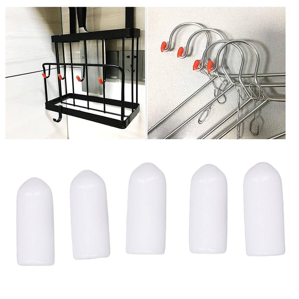 100PCS Screw End     White PVC Anti Aging Flexible Flame Retardant End Cover for