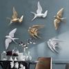 Skandynawski 3D Żywiczny Ptak Wiszący na Ścianie Dekoracja Jaskółki Elementy Akcesoria do Ściany Tła Domowego Pokoju Naklejki Ścienne Restauracja Kawiarnia