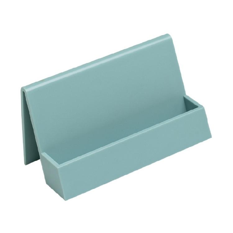 Plastic Name Card Display Holder Large Capacity Office Desk Business Card Stand