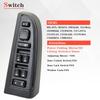 15883323 Driver Side Door Lock and Master Power Window Switch&Bezel Assembly Compatible with 2003 2004 2005 2006 2007 2008 Chevy Avalanche Silverado