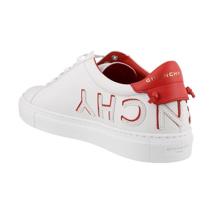 Givenchy Women's Urban Street Low 'Reverse Logo - White Red' BE0003E0DF-112