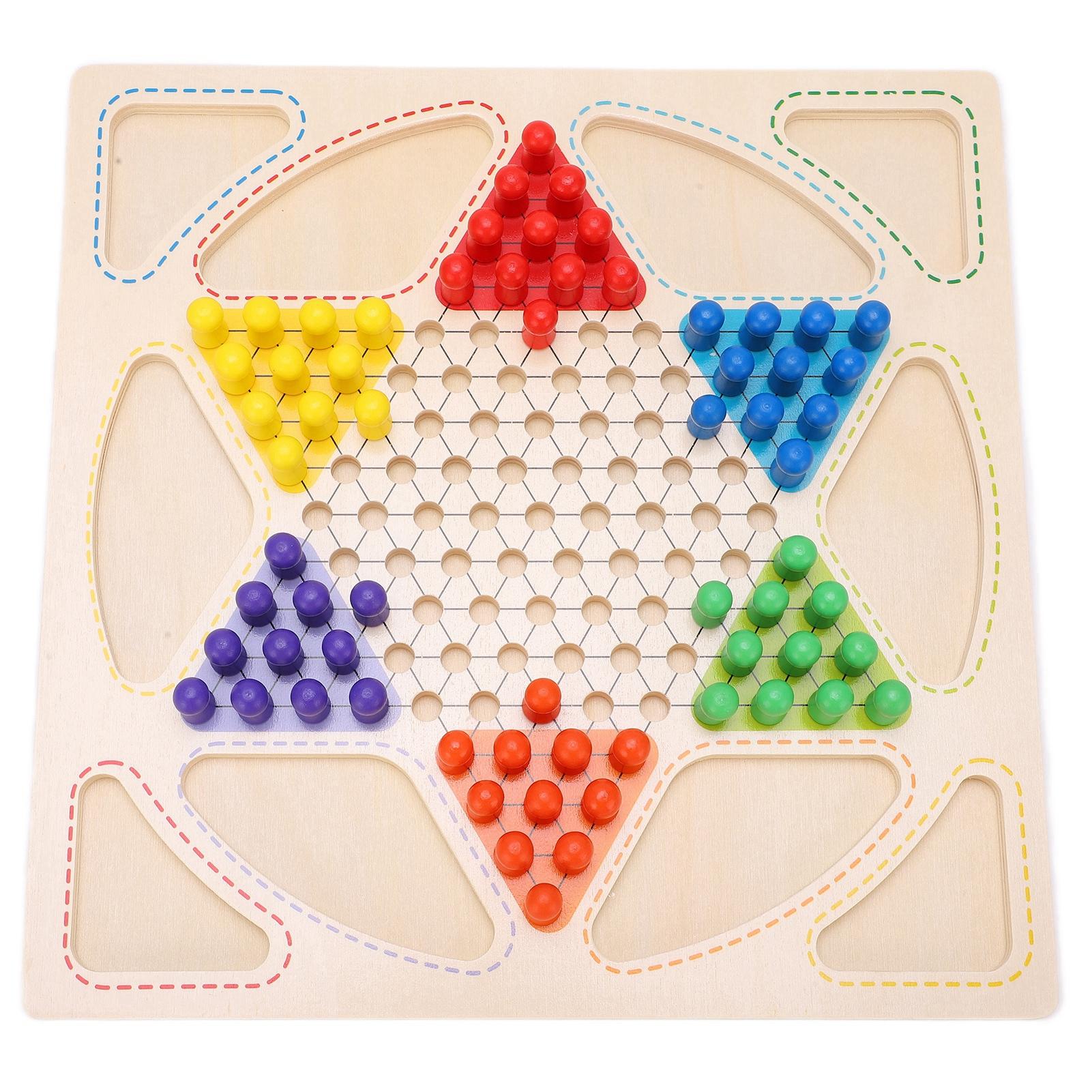 2 in 1 Checkers Flying Chess Fun Educational Children s Toys for Camping Trips Family Gatherings