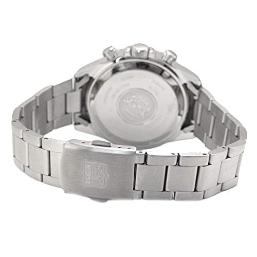 [Official Japanese Product] ELGIN Men's Chronograph Watch, Green, FK1418S-GR