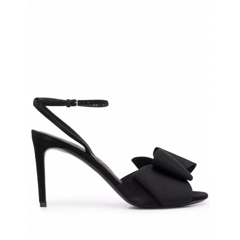 Salvatore Ferragamo Ferragamo Vara Sandalen mit Schleifen-Detail Schwarz