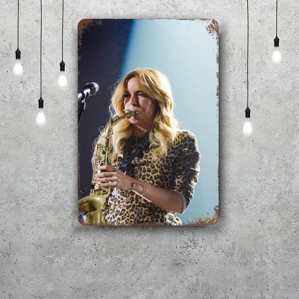Candy Dulfer Metal Signs Wall Decor Vintage Tin Signs Captain Metal Poster Decor for Bar Pub Club Wall Decoration