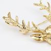 Gold Elk Brooch Chain Accessories Men'S Women'S Suit Suit Shirt Temperament Collar Pin Collar Buckle Brooch Pin Accessories
