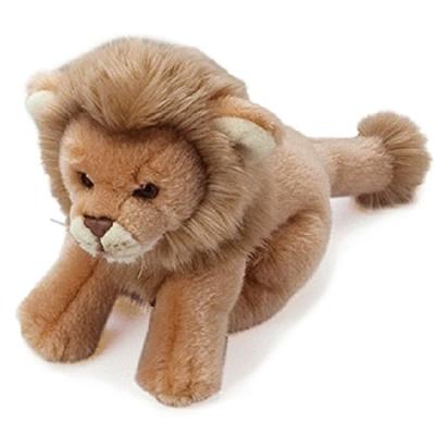 Wildlife Animals Male Lion Small Plush 32cm Long Toy,