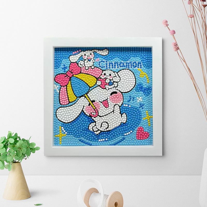 Free Shipping/Cartoon Diamond Painting Children'S Gift Handmade Cross Stitch Framed Diy Bedroom Sticker