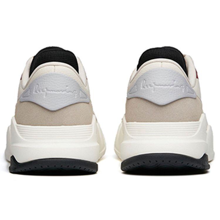 Anta Casual Leather Low-Top Sneakers Men Sneakers White Gray 112148092R-4