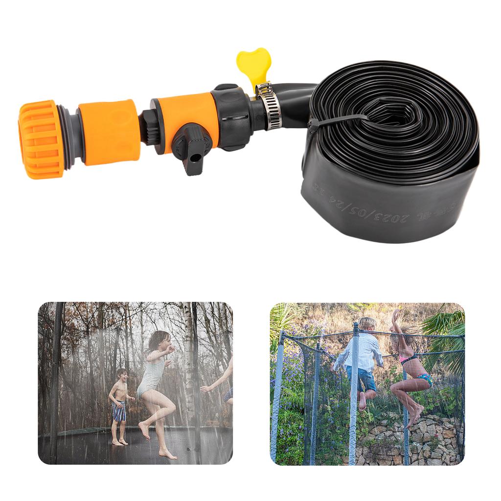 Trampoline Sprinkler for Kids Outdoor Trampoline Sprinkler 49ft Trampoline Sprinkler Orange