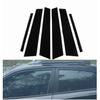 For Dodge Charger 6Pcs Car Door Window Pillar Posts Trim Covers Sticker 2011 2012 2013 2014 2015 2016 2017 2018