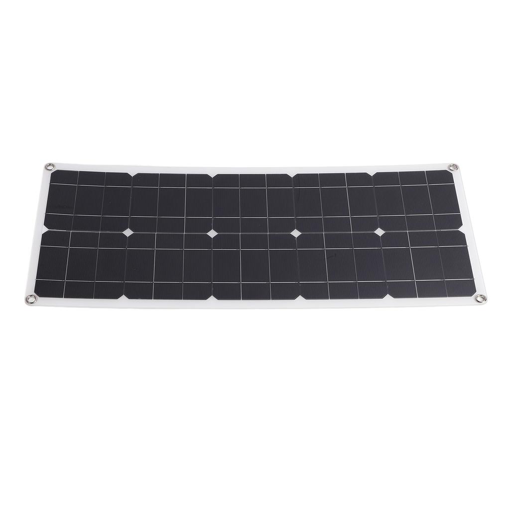 100W Monocrystalline Solar Panel Kit with Solar Charge Controller Energy Storage OBD Charging for Car Anti Loss