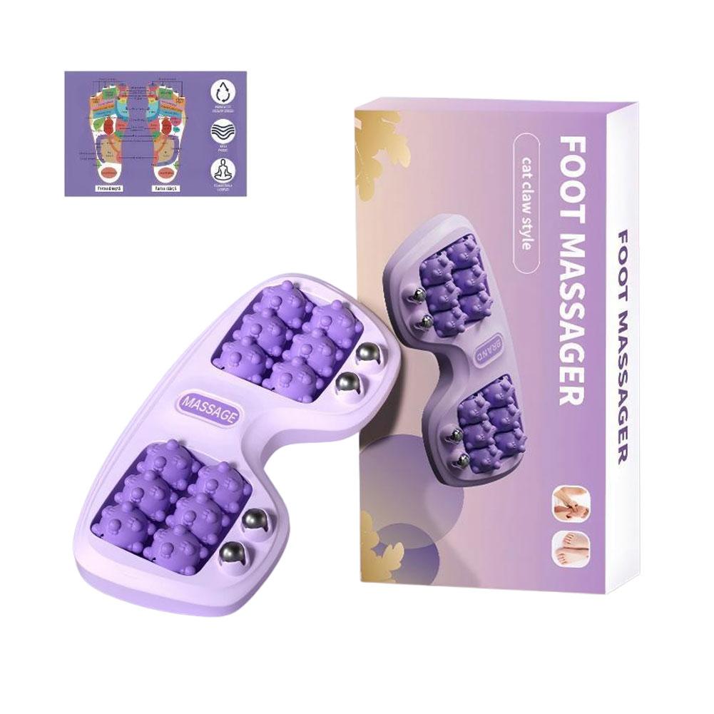 

Уход Массаж Рефлексология Расслабление Мышц Облегчение Мышечная Йога Фитнес Массажер для Подошв Кошачья Лапка Облегчение Подошвенного Фасциита Роликовый Тип