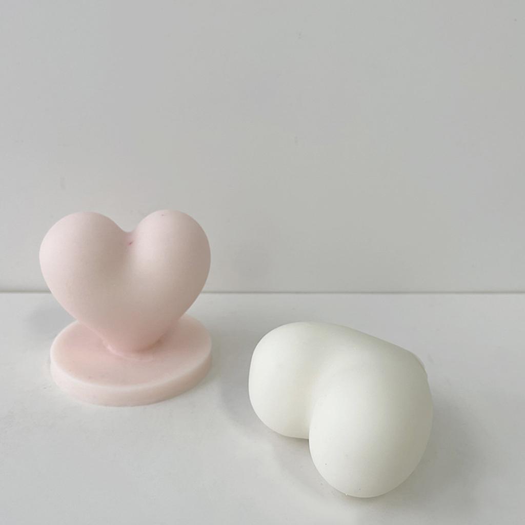 Cube Heart Silicone Mold Wax Melt Polymer Aromatherapy Making Handmade Cupcake Chocolate Handicraft Making Mould