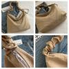 IELGY Large Capacity Simple Fashion Casual Pleated Crossbody Shoulder Tote Bag