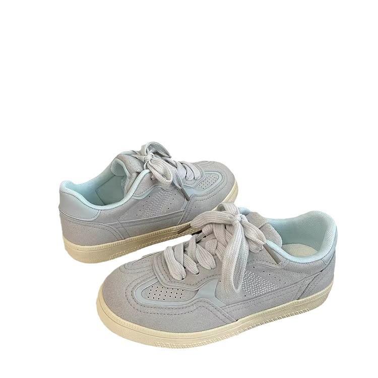 Fashion versatile board shoes women's spring and autumn breathable 2025 new shoes niche casual little white shoes retro German training shoes