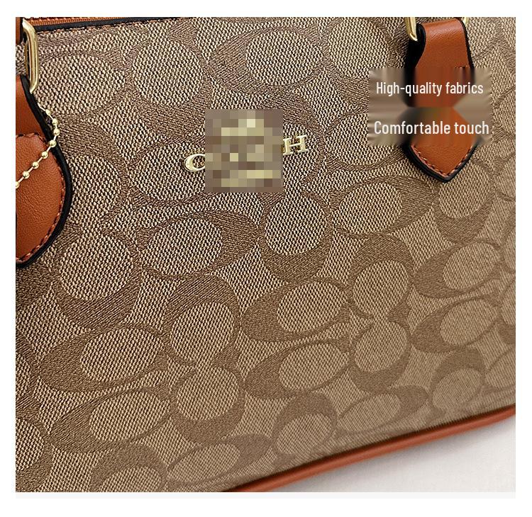 Dámská klasická taška tote a crossbody s květinovým potiskem a velkou kapacitou