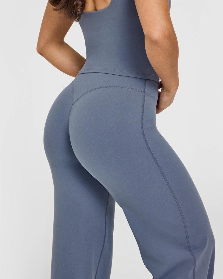 Women's Mid-Waist Super Soft Straight-Leg Yoga Pants