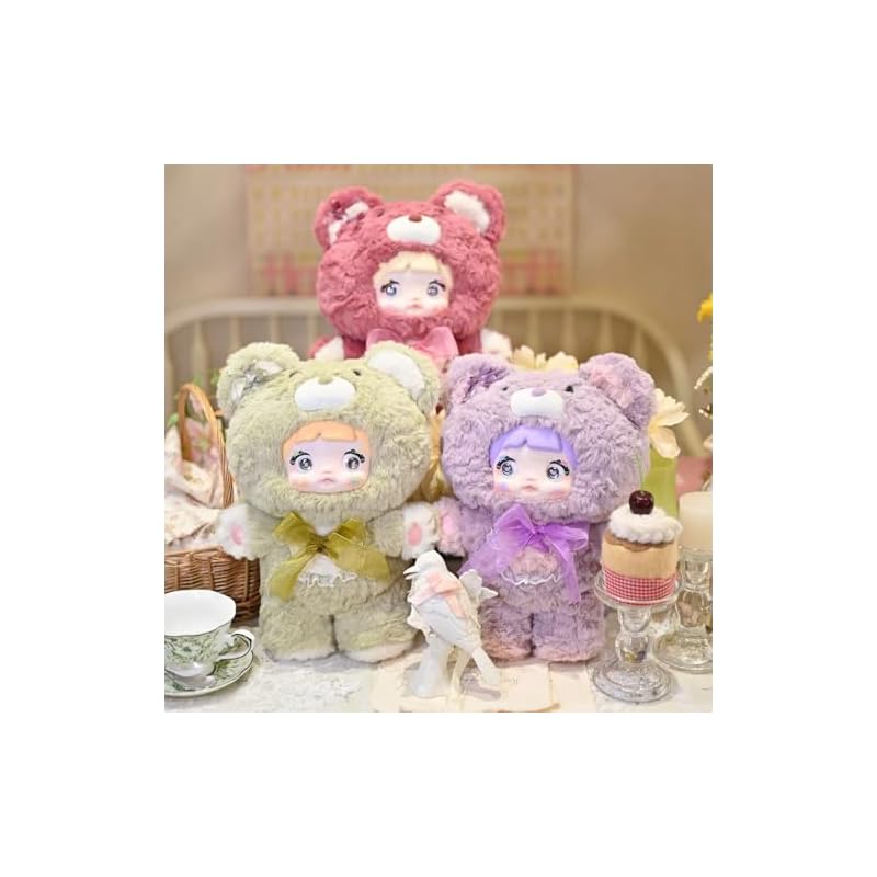 TOP TOY x Nommi "Goodnight Bear 400%" Series Plush Toy [1 Piece] Gachapon Blind Box Figure Plastic Model Premium Soft Vinyl Toy Birthday Gift Original