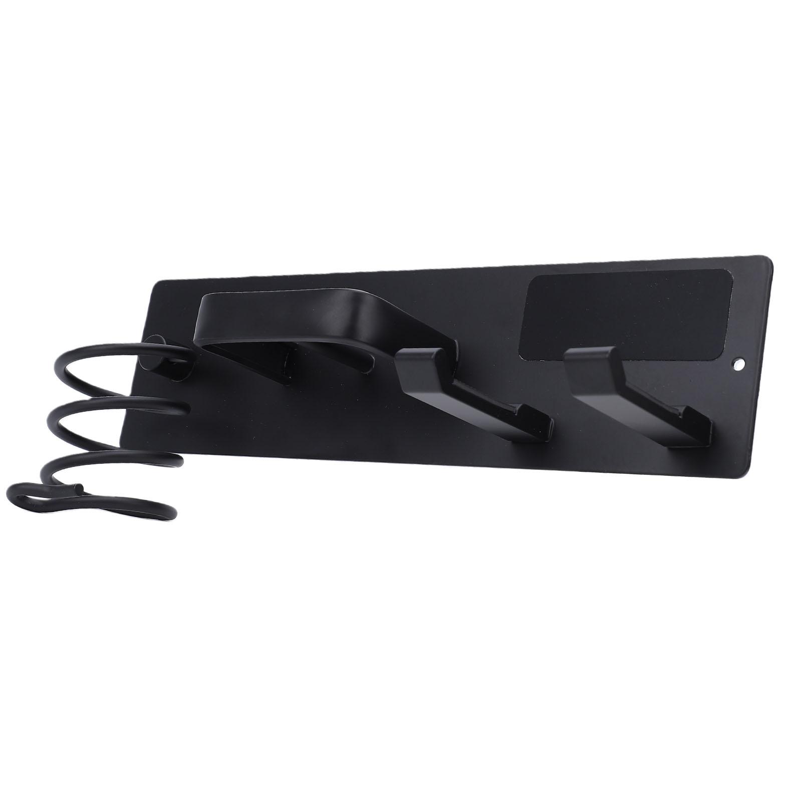 

3 In 1 Hair Tool Wall Mounted Aluminum Alloy Hair Dryer Curling Iron Flat Iron Holder